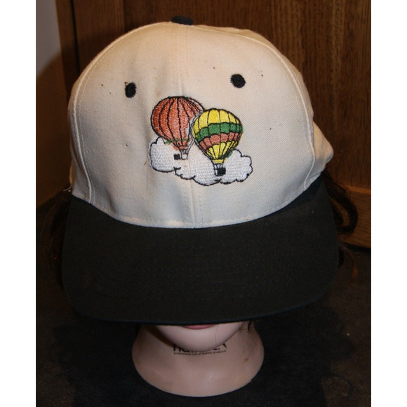 Vintage Light Up Hot Air Balloon Snapback Hat cap Fiber Optic Caplites Up RARE! - Picture 2 of 12